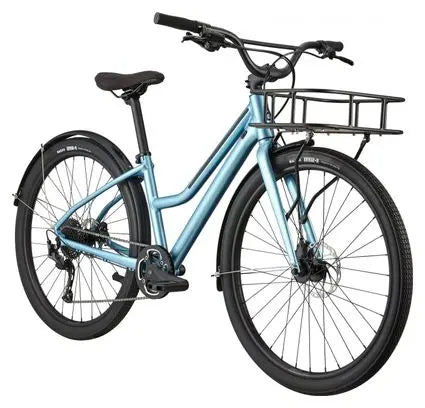 Vélo de Ville Fitness Cannondale Treadwell EQ Remixted Shimano Altus 9V 650b Bleu Alpine JARDINS LOISIRS