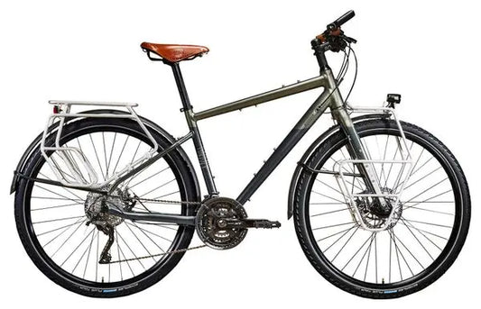 Vélo de Voyage Riverside Touring 900 Shimano XT 10V 700mm Gris / Vert Foncé JARDINS LOISIRS