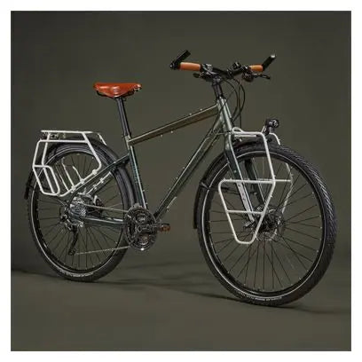 Vélo de Voyage Riverside Touring 900 Shimano XT 10V 700mm Gris / Vert Foncé JARDINS LOISIRS