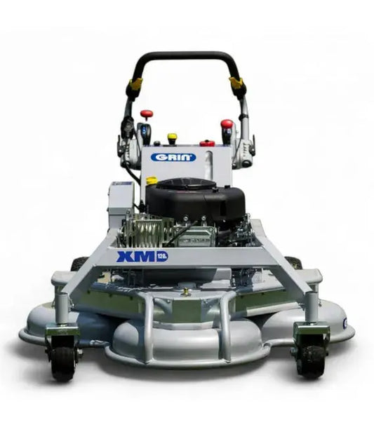 Tondeuse à gazon professionnelle 120 cm, mulching 7000 m²/h, zéro turn - GRIN XM120A JARDINS LOISIRS