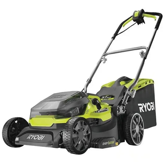 Pack Jardin RYOBI : Tondeuse hybride 18V RY18LMH37A + Coupe-bordure à batterie OLT1825M 18V + 2 batt 18V ONE+ 4,0Ah JARDINS LOISIRS