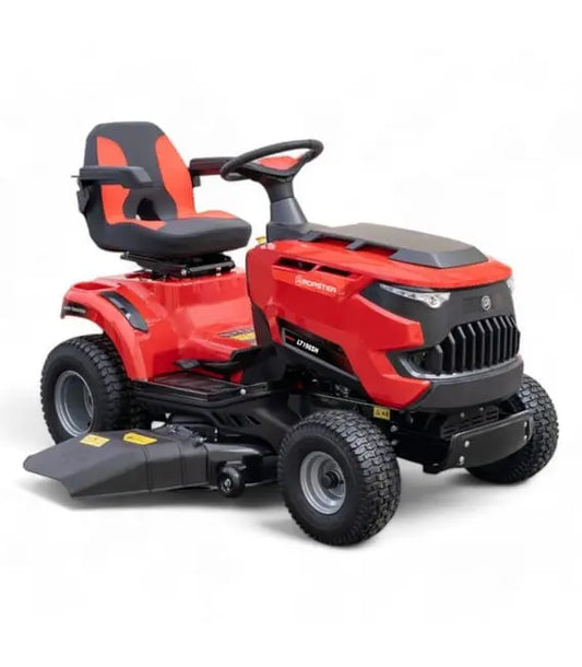 Tondeuse thermique autoportée 98 cm mulching, 452 cm³, démarrage électrique JARDINS LOISIRS