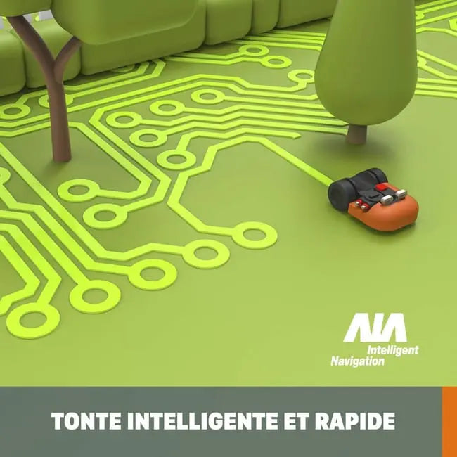 Robot tondeuse WORX L1500 wr153e wifi, 1500 m² JARDINS LOISIRS