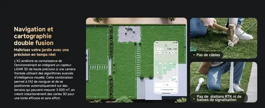 DREAME Robot tondeuse A2 JARDINS LOISIRS
