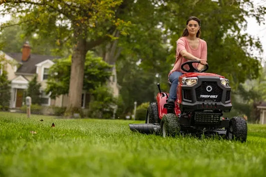 Tondeuse autoportée à éjection latérale TROYBILT BRONCO 107T-S 547 cm³ l.107 cm JARDINS LOISIRS