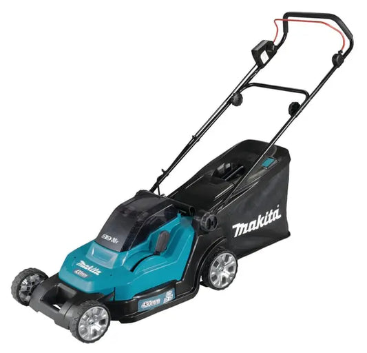 Tondeuse sur batterie MAKITA Dlm432pt2, 860 W 36 V, l.43 cm JARDINS LOISIRS
