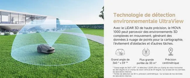 MOVA Robot tondeuse MOVA 1000 JARDINS LOISIRS