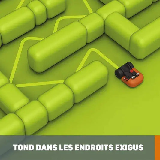 Robot tondeuse connecté WORX LANDROID - Jusqu'à 2000m² - WR155E JARDINS LOISIRS