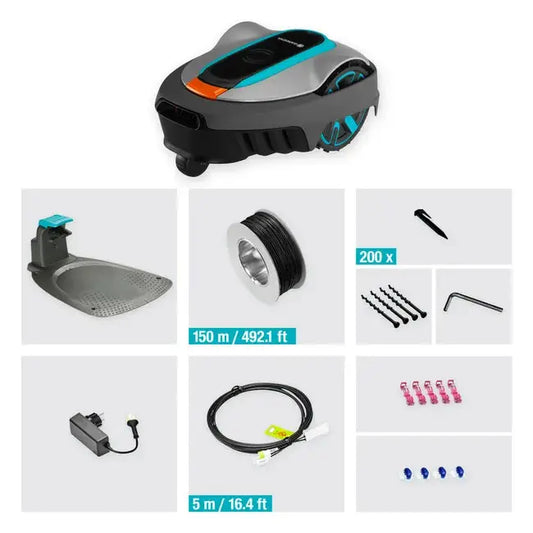 Robot tondeuse connecté GARDENA SILENO city - 250m² - 15001-26 Bluetooth JARDINS LOISIRS