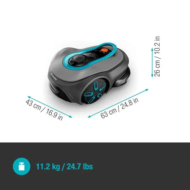 Robot tondeuse connecté GARDENA SMART SILENO FREE 1200M2 JARDINS LOISIRS