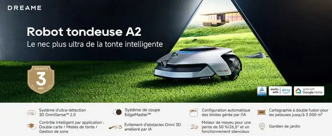 DREAME Robot tondeuse A2 JARDINS LOISIRS