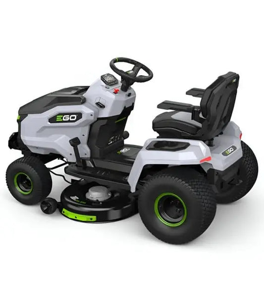 Tondeuse tracteur à batterie coupe 107 cm, 6 batteries 12Ah et chargeur 1600W - EGO TR4201E JARDINS LOISIRS