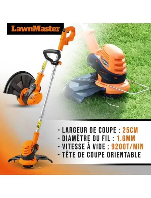 Tondeuse thermique autotractée démarrage électrique vitesse réglable 196cm3 53cm JARDINS LOISIRS