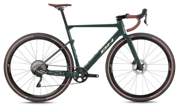 Gravel Bike BH Gravel X Carbon 3.0 Shimano GRX 12V 700 mm Vert/Jaune 2024 JARDINS LOISIRS