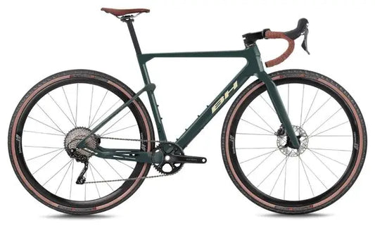 Gravel Bike BH Gravel X Carbon 3.0 Shimano GRX 12V 700 mm Vert/Jaune 2024 JARDINS LOISIRS