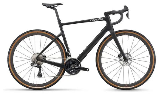 Gravel Bike Cervelo Aspero 5 Shimano GRX 815 Di2 11V Five Black 2021 JARDINS LOISIRS