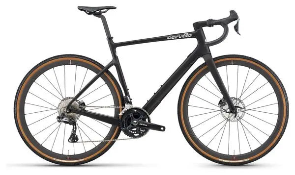Gravel Bike Cervelo Aspero 5 Shimano GRX 815 Di2 11V Five Noir 2024 JARDINS LOISIRS