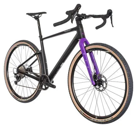 Gravel Bike Wilier Triestina Adlar Shimano GRX 11V 700 mm Noir Violet 2024 JARDINS LOISIRS