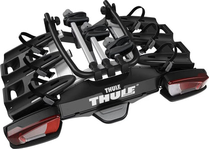 Porte-Vélos sur Boule d'Attelage Thule VeloCompact Prise 13 Broches - 3 Vélos (Compatible E-Bikes) Noir Argent JARDINS LOISIRS