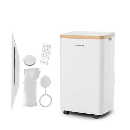 ROWENTA Turbo Eco Sense+ Climatiseur portable, Performance énergétique, Refroidissement puissant, Compact, Fonction éco, AU5620F0 JARDINS LOISIRS