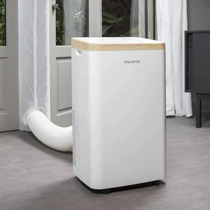 ROWENTA Turbo Eco Sense+ Climatiseur portable, Performance énergétique, Refroidissement puissant, Compact, Fonction éco, AU5620F0 JARDINS LOISIRS