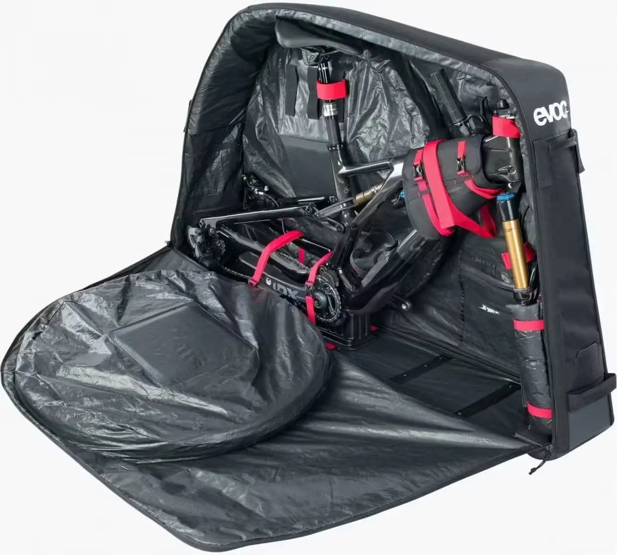 Sac de transport vélo EVOC Noir 280 L JARDINS LOISIRS