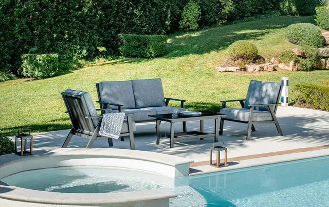 Salon de jardin contemporain Florida 4 places BG® JARDINS LOISIRS