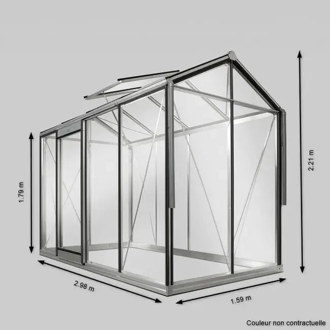 Serre en verre Piccolo JARDINS LOISIRS