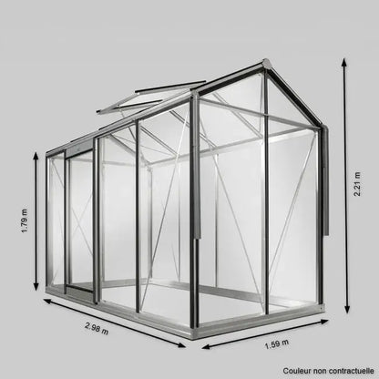 Serre en verre Piccolo JARDINS LOISIRS