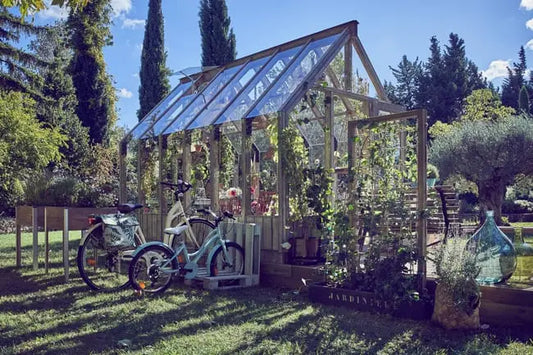 Serre fixe en verre trempé Rainbow, 9.9 m² ACD JARDINS LOISIRS