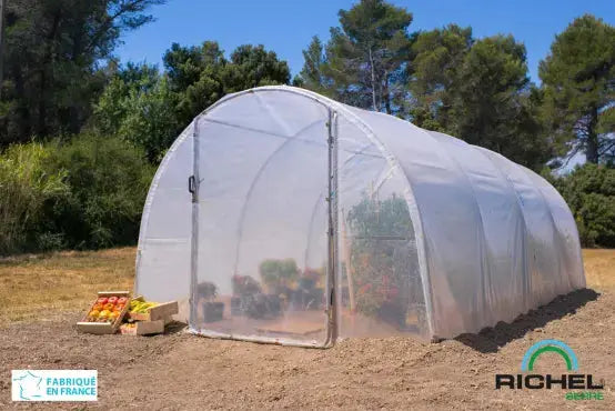 Serre maraîchère acier galvanisé polyéthylène anti-UV 3x6x2m - Richel JARDINS LOISIRS