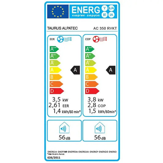 TAURUS ALPATEC Climatiseur Mobile Réversible 3500w 35m2 Avec Kit - Ac350rvkt JARDINS LOISIRS