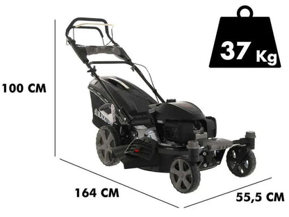 Tondeuse à gazon Blackstone SP-4X 510 H200 - avec roues pivotantes et moteur HONDA GCV200 JARDINS LOISIRS