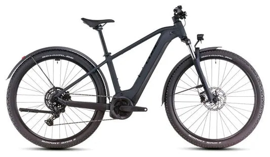VTT Électrique Semi-Rigide Cube Reaction Hybrid Performance 625 Allroad Shimano Cues 9V 625 Wh 29'' Noir Night 2025 JARDINS LOISIRS