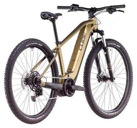 VTT Électrique Semi-Rigide Cube Reaction Hybrid Performance 625 Shimano Cues 9V 625 Wh 29'' Or Lime 2025 JARDINS LOISIRS