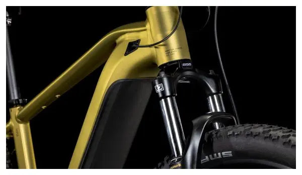 VTT Électrique Semi-Rigide Cube Reaction Hybrid Performance 625 Shimano Cues 9V 625 Wh 29'' Or Lime 2025 JARDINS LOISIRS