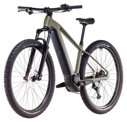 VTT Électrique Semi-Rigide Cube Reaction Hybrid Pro 600 Shimano Deore/Deore XT 12V 600 Wh 29'' Vert Dusty Olive 2025 JARDINS LOISIRS