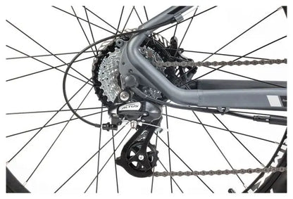 VTT Electrique Semi-Rigide Moma Bikes E-MTB 27.5'' Shimano Altus 8V Gris JARDINS LOISIRS