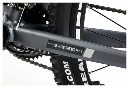 VTT Electrique Semi-Rigide Moma Bikes E-MTB 27.5'' Shimano Altus 8V Gris JARDINS LOISIRS