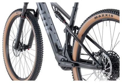 VTT Électrique Tout-Suspendu BMC Fourstroke AMP LT Three Sram NX Eagle 12V 360 Wh 29'' Gris Iron Noir 2024 JARDINS LOISIRS