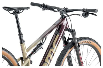 VTT Électrique Tout-Suspendu BMC Fourstroke AMP LT Two Sram GX/NX Eagle 12V 360 Wh 29'' Bordeaux Beige Sand 2024 JARDINS LOISIRS