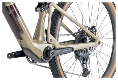 VTT Électrique Tout-Suspendu BMC Fourstroke AMP LT Two Sram GX/NX Eagle 12V 360 Wh 29'' Bordeaux Beige Sand 2024 JARDINS LOISIRS