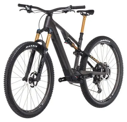 VTT Électrique Tout-Suspendu Cube AMS Hybrid One44 C:68X SLT 400X Shimano XTR 12V 400 Wh 29'' Gris Carbon Or 2025 JARDINS LOISIRS
