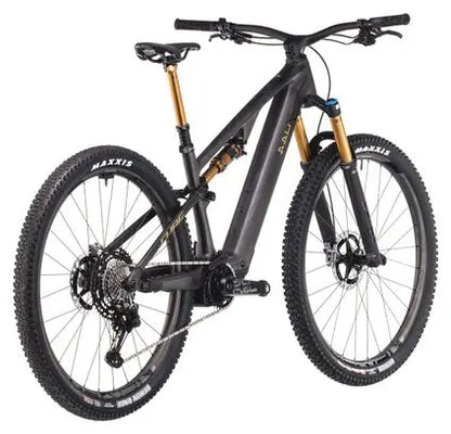 VTT Électrique Tout-Suspendu Cube AMS Hybrid One44 C:68X SLT 400X Shimano XTR 12V 400 Wh 29'' Gris Carbon Or 2025 JARDINS LOISIRS