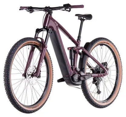 VTT Électrique Tout-Suspendu Cube Stereo Hybrid One22 Pro 800 Shimano Cues 10V 800 Wh 29'' Rouge Amarone 2025 JARDINS LOISIRS
