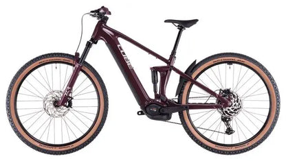 VTT Électrique Tout-Suspendu Cube Stereo Hybrid One22 Pro 800 Shimano Cues 10V 800 Wh 29'' Rouge Amarone 2025 JARDINS LOISIRS