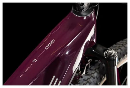 VTT Électrique Tout-Suspendu Cube Stereo Hybrid One22 Pro 800 Shimano Cues 10V 800 Wh 29'' Rouge Amarone 2025 JARDINS LOISIRS