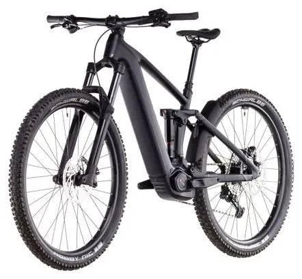 VTT Électrique Tout-Suspendu Cube Stereo Hybrid One44 EX 800 Shimano Deore/Deore XT 12V 800 Wh 29'' Noir Blackline 2025 JARDINS LOISIRS