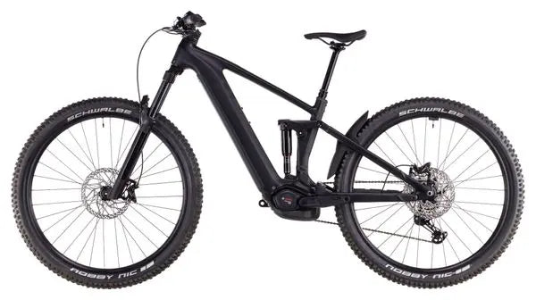 VTT Électrique Tout-Suspendu Cube Stereo Hybrid One44 EX 800 Shimano Deore/Deore XT 12V 800 Wh 29'' Noir Blackline 2025 JARDINS LOISIRS