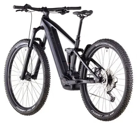 VTT Électrique Tout-Suspendu Cube Stereo Hybrid One44 EX 800 Shimano Deore/Deore XT 12V 800 Wh 29'' Noir Blackline 2025 JARDINS LOISIRS